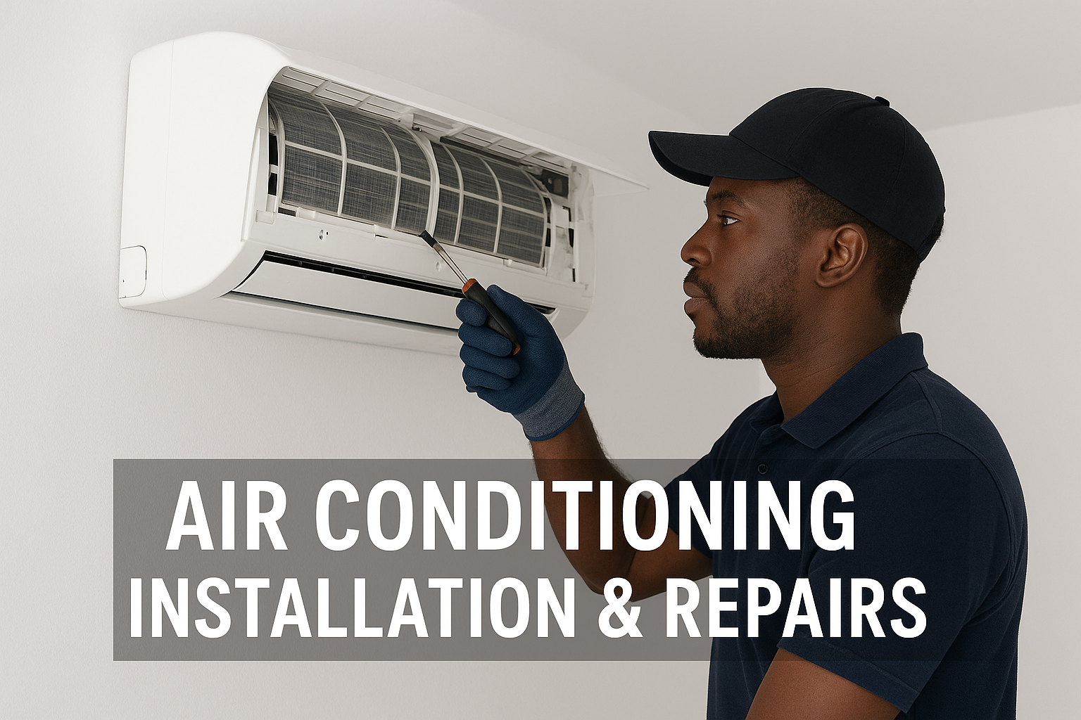 Air Conditioning Repair in Progress